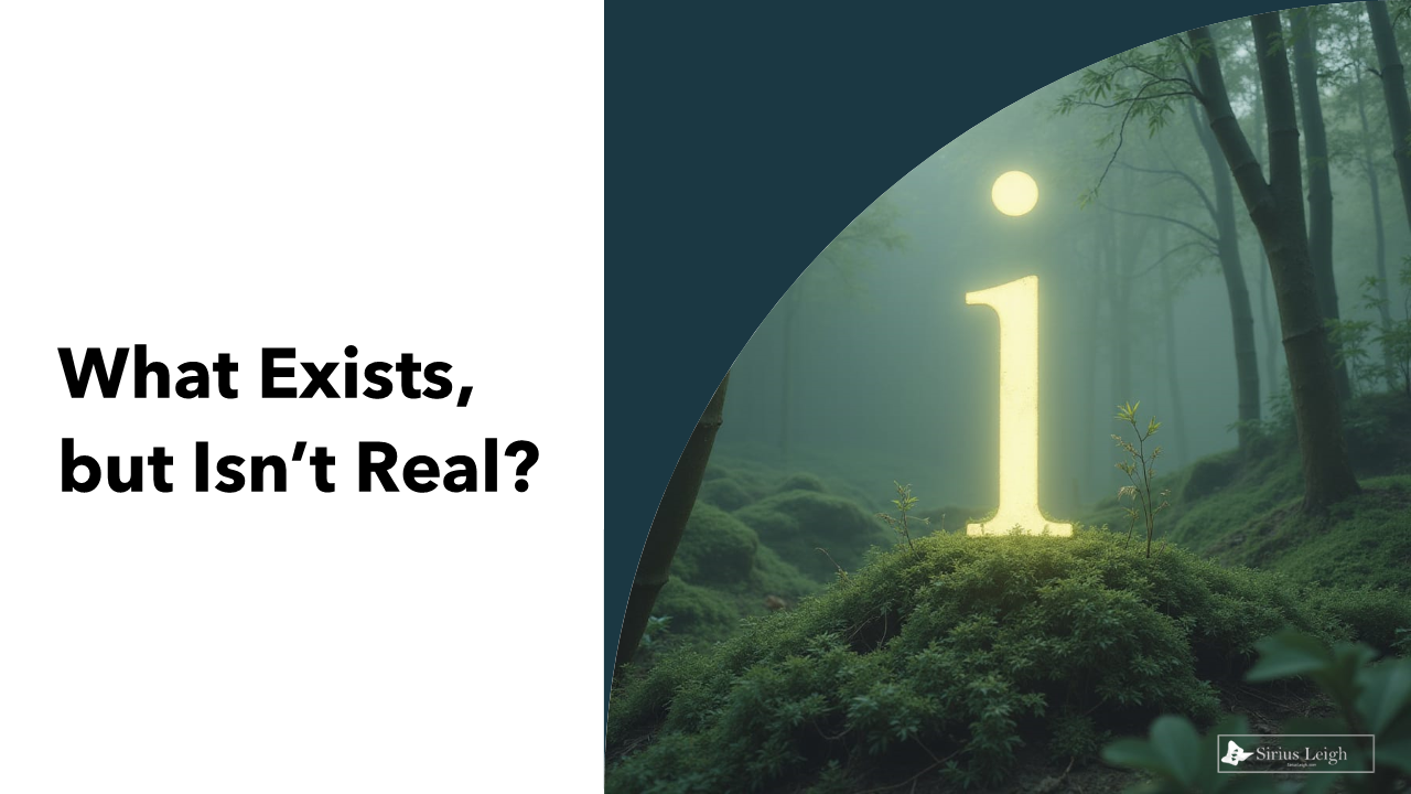 What Exists but Isn’t Real?