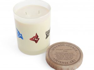 The Seven Twisted Trefoil Meditation Candle