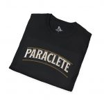 Close-up of Paraclete t-shirt fabric showing lightweight 100% ring-spun cotton and smooth, comfortable fit.